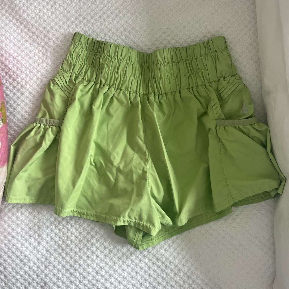 FP Movement Green Get Your Flirt On Shorts